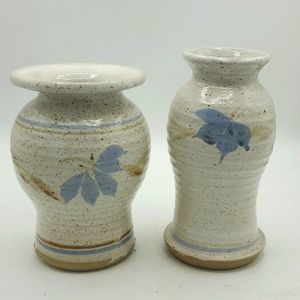 Vintage handmade pottery vases